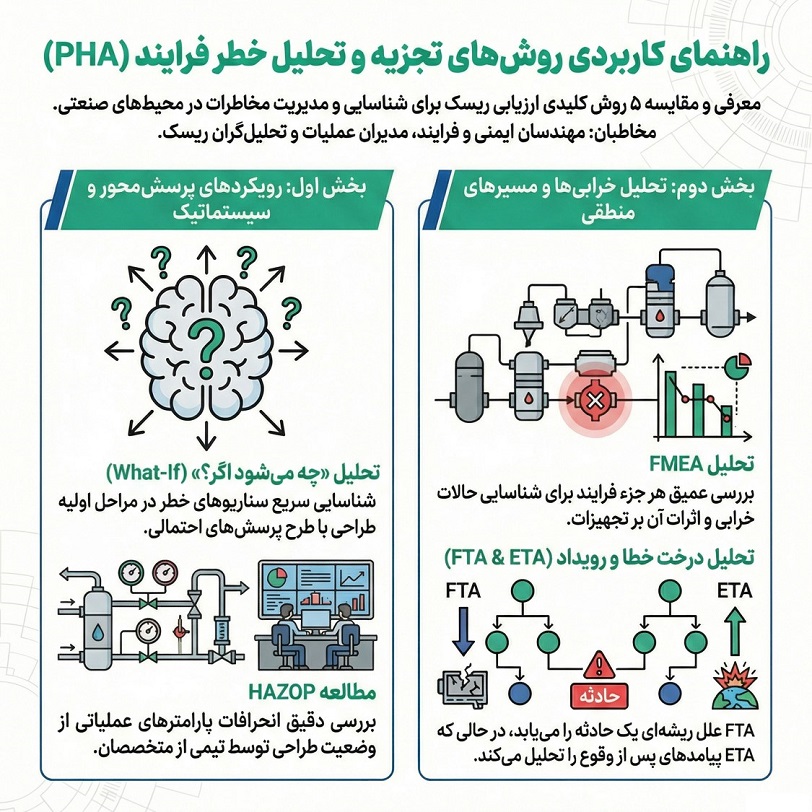 روش‌های تجزیه و تحلیل خطر فرایند (PHA)
